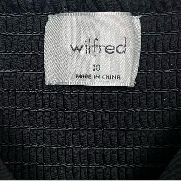 Wilfred | Novella Puff-Sleeve Smocked Prairie Blouse Size 10 - Picture 9 of 11